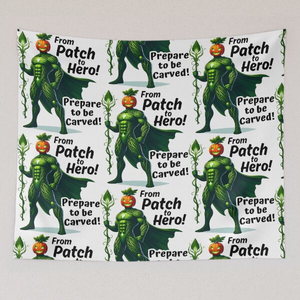 Item preview, From Patch to Hero! The Pumpkin Knight Rises designed and sold by SplashTastic.