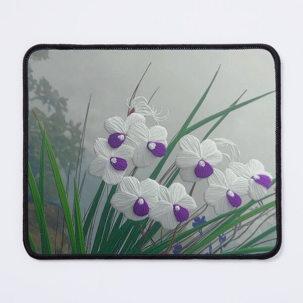 Item preview, purple orchids designed and sold by PricklyPeanut.