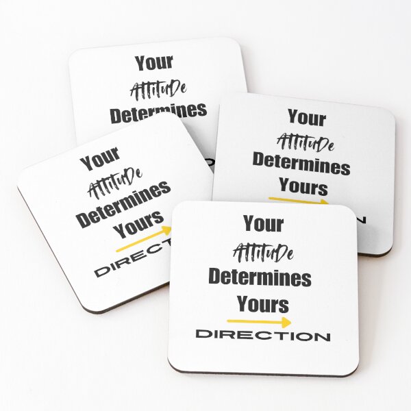 Item preview, Positive Mindset T-Shirt | Attitude Drives Direction Quote designed and sold by MindlinePrints.