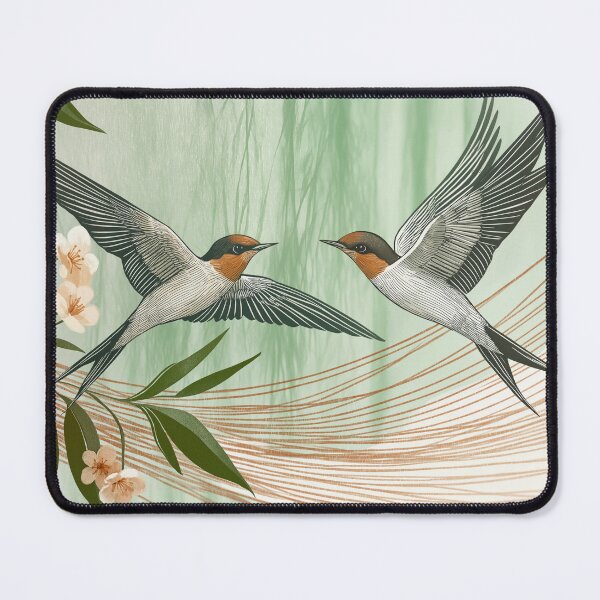 Item preview, two swallows designed and sold by PricklyPeanut.