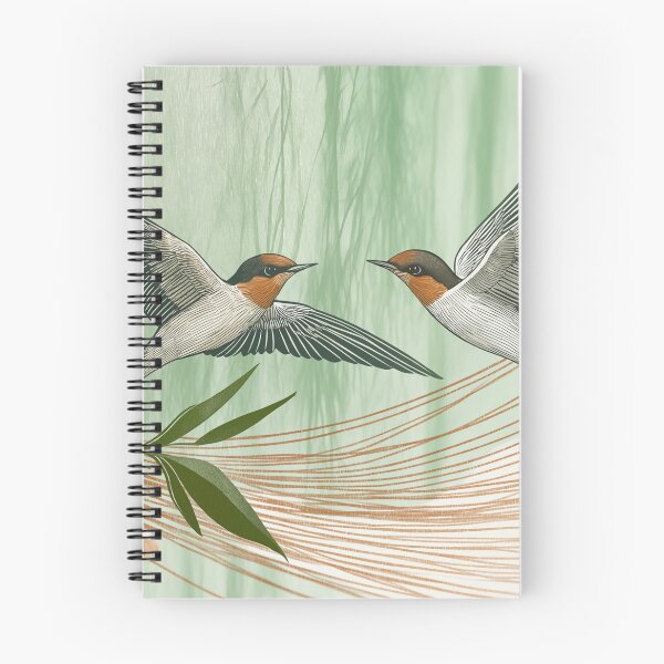Item preview, two swallows designed and sold by PricklyPeanut.