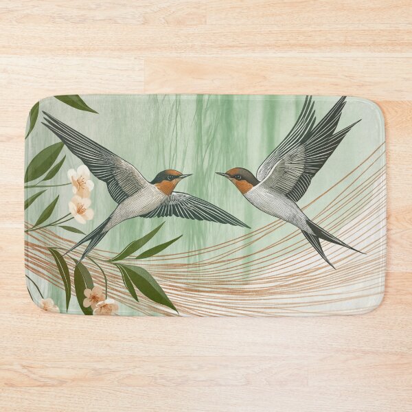 Item preview, two swallows designed and sold by PricklyPeanut.