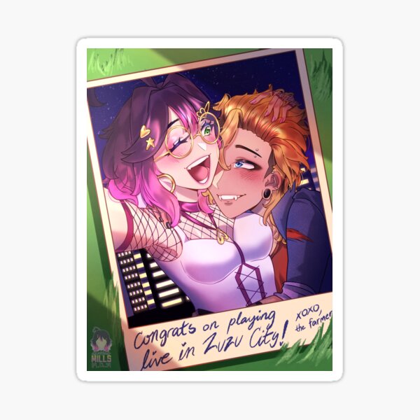 Aperçu de l'œuvre Stardew Valley // Sam's 8 heart Event  créée et vendue par Asophia-Mills.