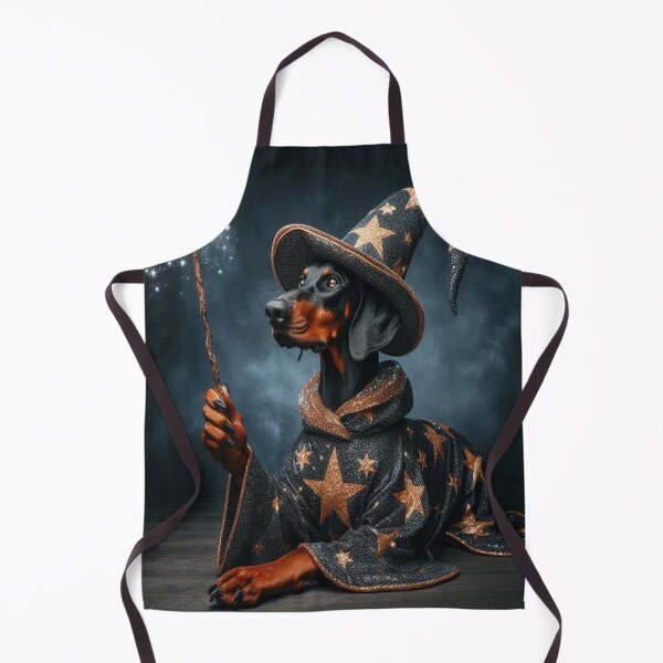 Item preview, Wizard Doberman – Enchanting Doberman in Magical Attire designed and sold by Bogginss.