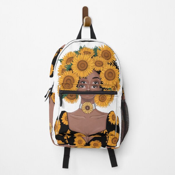 Item preview, Radiant Sunflower Fashion African Woman Art Print Design Tshirt Girl designed and sold by piketo.