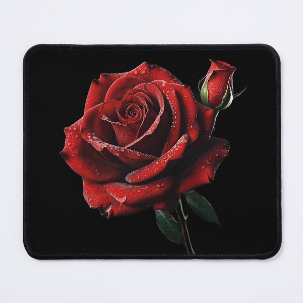 Item preview, "Elegant and Beautiful Red Rose: A Classic Symbol of Love and Beauty" designed and sold by StickerFrenzied.