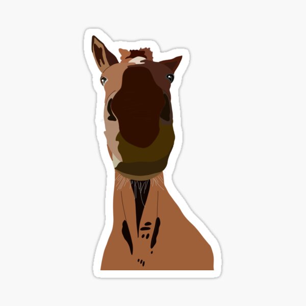 Item preview, Horse drawing designed and sold by Meggie-moos.