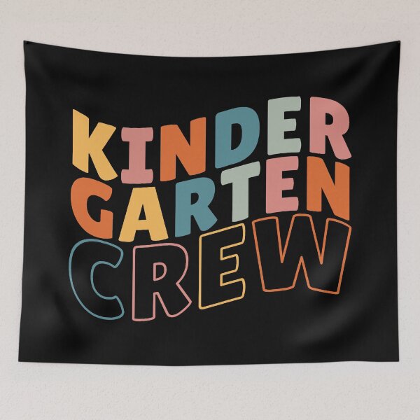 Item preview, Kinder Crew Kindergarten Teacher First 1st Day of School designed and sold by Blok45.
