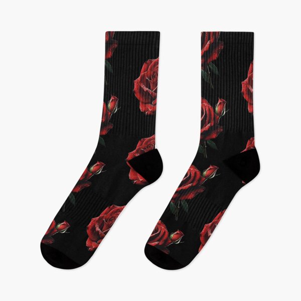 Item preview, "Elegant and Beautiful Red Rose: A Classic Symbol of Love and Beauty" designed and sold by StickerFrenzied.