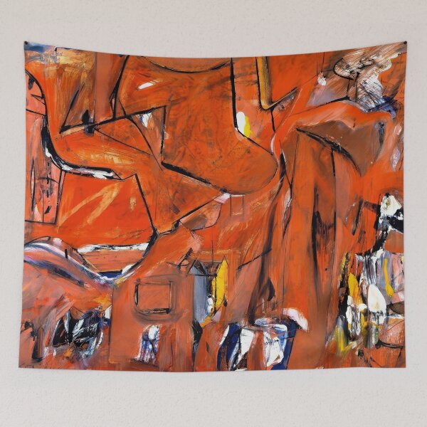 Item preview, Abstarct Art Willem de Kooning, Willem de Kooning, (1904-1997) United States designed and sold by J-Oua.