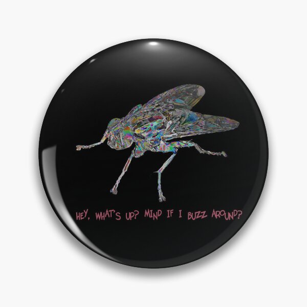 Item preview, Hey, what's up? Mind if I buzz around? Humorous print with a fly and a meme 1 designed and sold by ZorianArt.