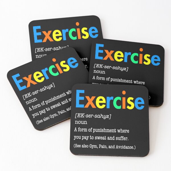 Item preview, Exercise Definition - Funny Punishment Workout designed and sold by Text2tee.