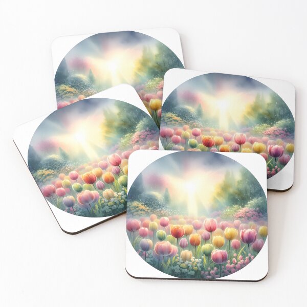 Item preview, Tulip Fields: Where Spring Paints the Earth" designed and sold by Kriebelt.