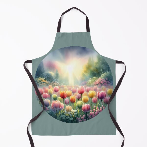 Item preview, Tulip Fields: Where Spring Paints the Earth" designed and sold by Kriebelt.