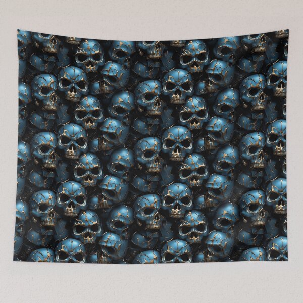 Item preview, Calaveras Turquesas designed and sold by AtomTheopolis.