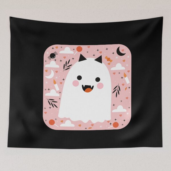 Item preview, Cute Ghost Vampire & Autumn Whimsy designed and sold by Tulip Creators .