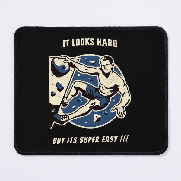 Item preview, Climbing bouldering vintage T-Shirt with funny saying designed and sold by Bouldershop.