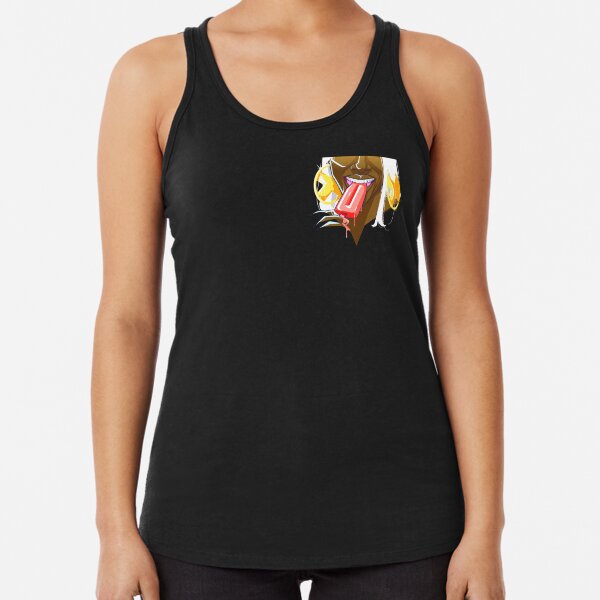 Summer Fun With Ice Cream Racerback Tank Top
