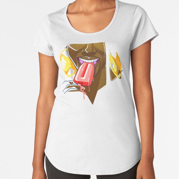 Summer Fun With Ice Cream Premium Scoop T-Shirt