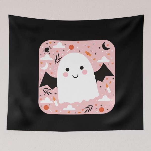 Item preview, Cute Ghost Bat & Autumn Spooks designed and sold by Tulip Creators .