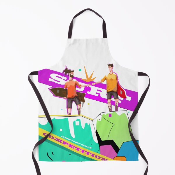 Item preview, Surf dudes competition poster colorful vibe designed and sold by TokityArt.