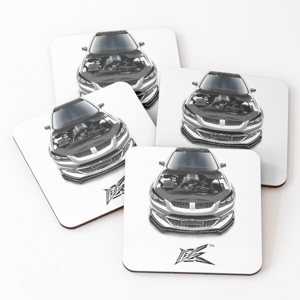 Item preview, commodre v8 muscle car white  designed and sold by NaquashM.