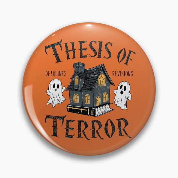 Item preview, Thesis of terror, funny PhD and Halloween designed and sold by NoetherSym.