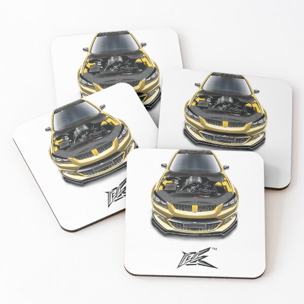 Item preview, commodre v8 muscle car yellow  designed and sold by NaquashM.