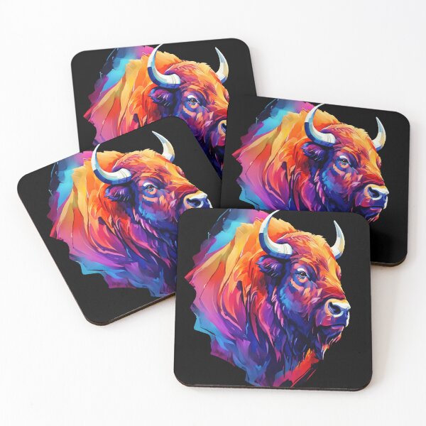 Item preview, Painted Watercolor Wild Bison designed and sold by BirdsnStuff.
