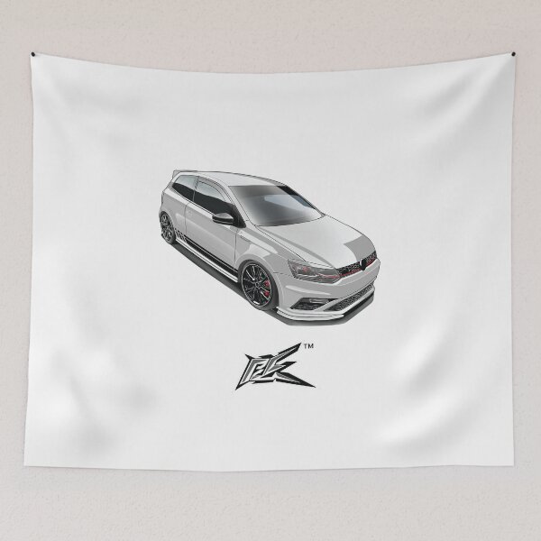 Item preview, popular german hatchback white  designed and sold by NaquashM.
