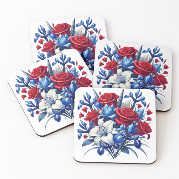 Item preview, Patriotic Floral Bouquet - A Tribute to American Beauty designed and sold by vvatcharasena.