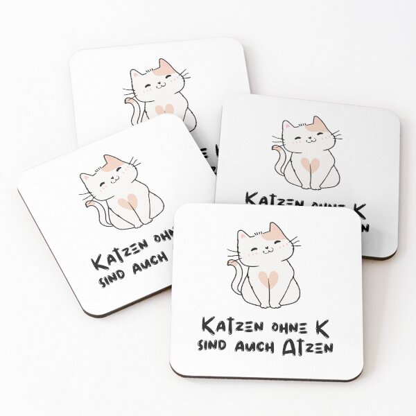 Item preview,  Katzen ohne K sind auch Atzen - Deutsche Memes designed and sold by ladylalitafanta.