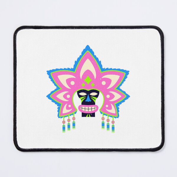 Item preview, Grinning vibrant Ati - Atihan festival mask designed and sold by CapriCreatives.