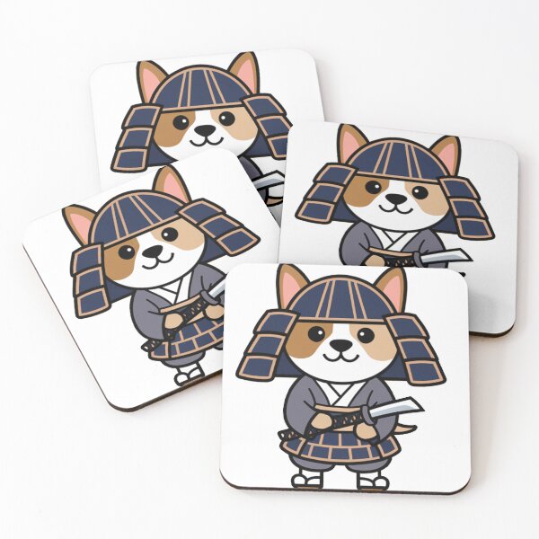 Item preview, Dog as samurai designed and sold by KukerLukii.