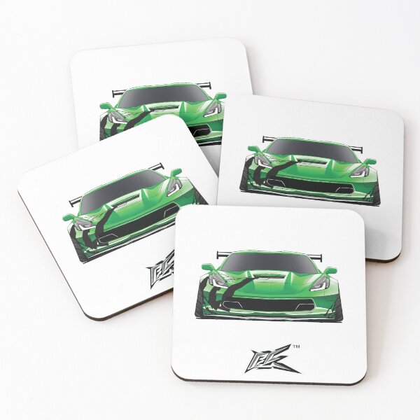 Item preview, corvette c7 widebody green  designed and sold by NaquashM.