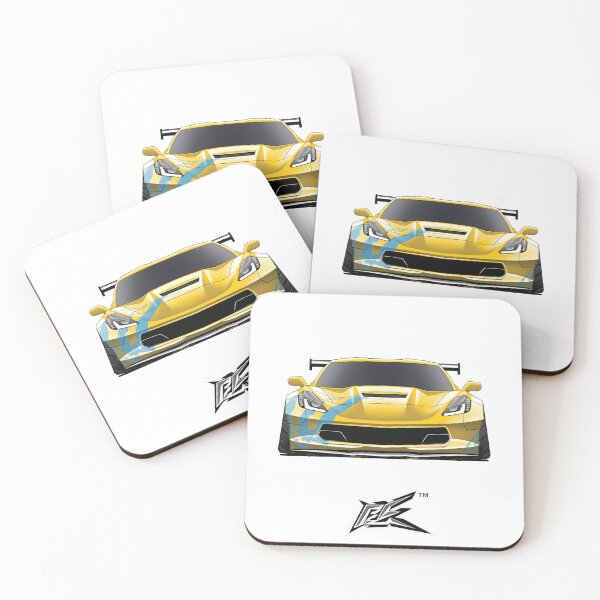 Item preview, corvette c7 widebody yellow  designed and sold by NaquashM.