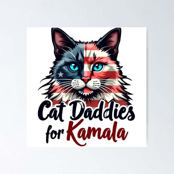 Item preview, Cat Daddies for Kamala Harris designed and sold by Waseemkhan86.