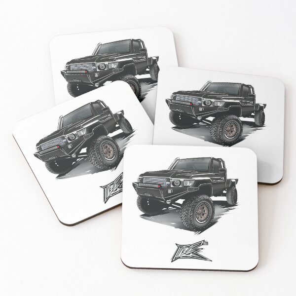Item preview,  toyota land cruiser series 79 overland ute black  designed and sold by NaquashM.