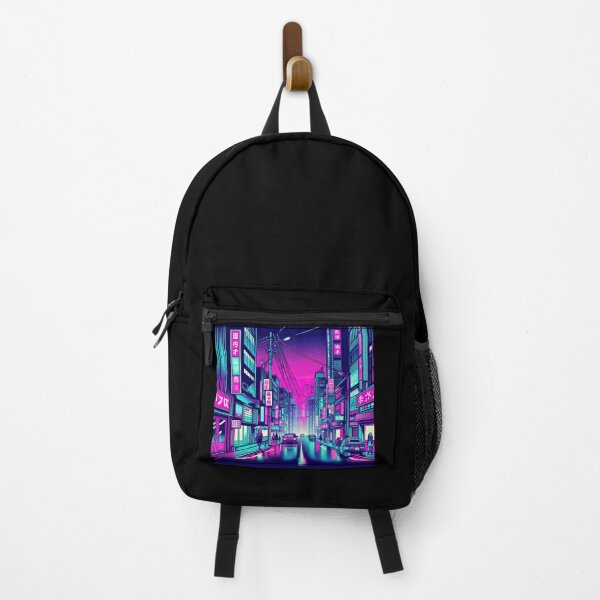 Item preview, Neon-lit Cyberpunk Street Pop Art Style designed and sold by artofuniverse.