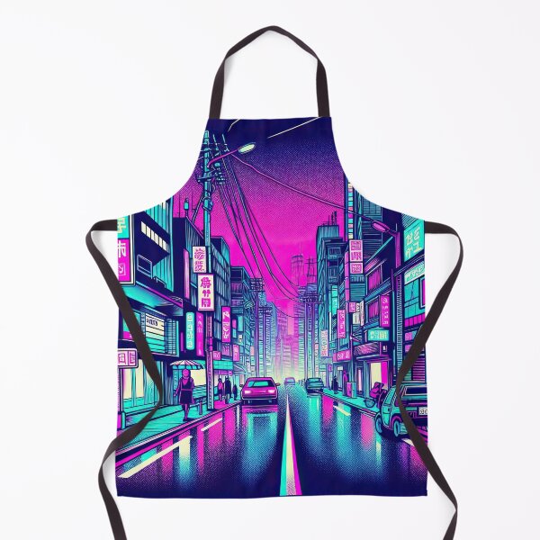 Item preview, Neon-lit Cyberpunk Street Pop Art Style designed and sold by artofuniverse.