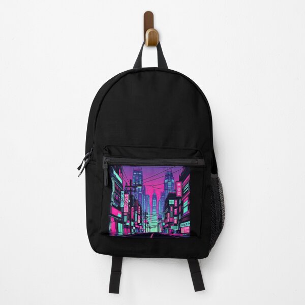 Item preview, Neon-lit Cyberpunk Street Pop Art Style designed and sold by artofuniverse.