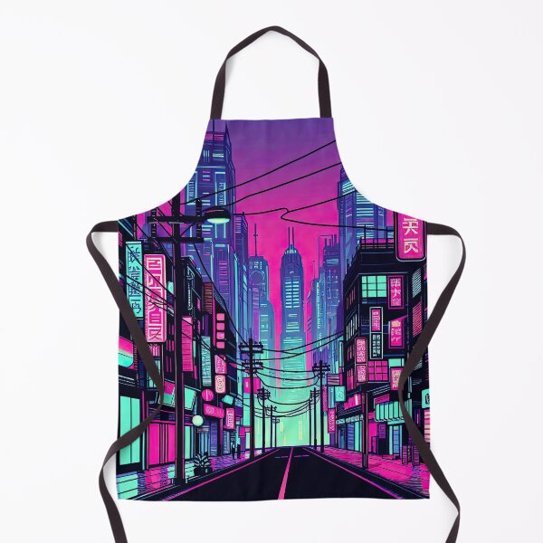 Item preview, Neon-lit Cyberpunk Street Pop Art Style designed and sold by artofuniverse.
