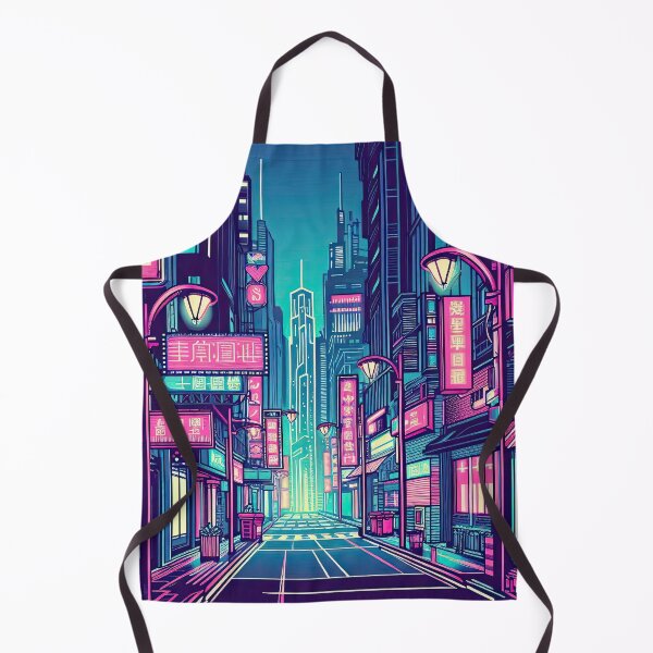 Item preview, Neon-lit Cyberpunk Street Pop Art Style designed and sold by artofuniverse.