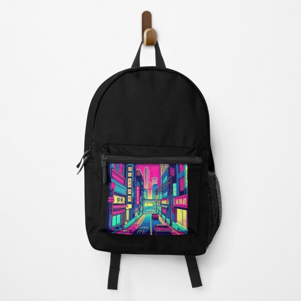 Item preview, Neon-lit Cyberpunk Street Pop Art Style designed and sold by artofuniverse.