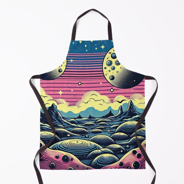 Artikelvorschau, Außerirdische Landschaft im Pop-Art-Stil entworfen und verkauft von artofuniverse.