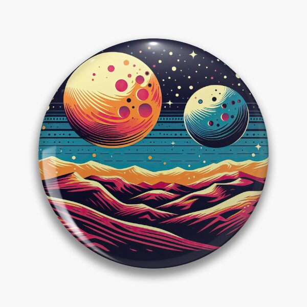 Artikelvorschau, Außerirdische Landschaft im Pop-Art-Stil entworfen und verkauft von artofuniverse.