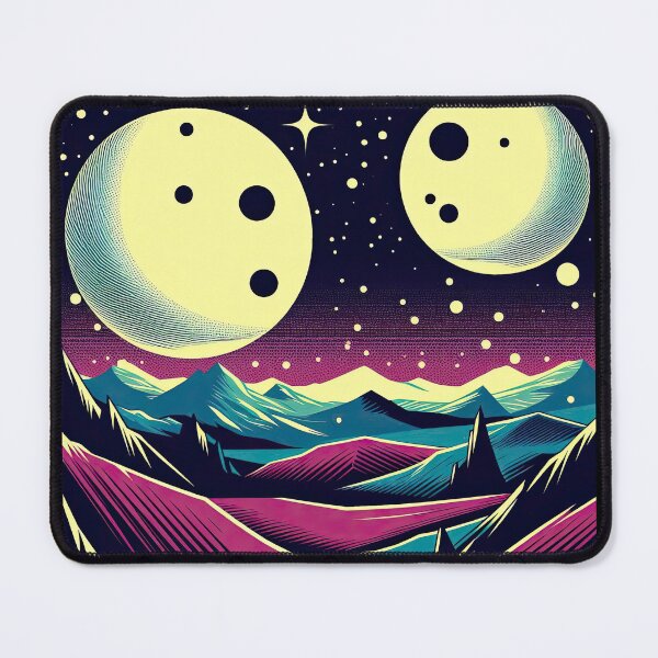 Item preview, Alien Landscape Pop Art Style designed and sold by artofuniverse.