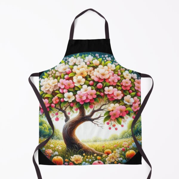 Item preview, blossoming tree rain retro floral flowers designed and sold by Expressions-Sel.
