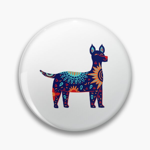 Item preview, Whimsical xoloitzcuintl xolo dog alebrije folk art  designed and sold by CapriCreatives.