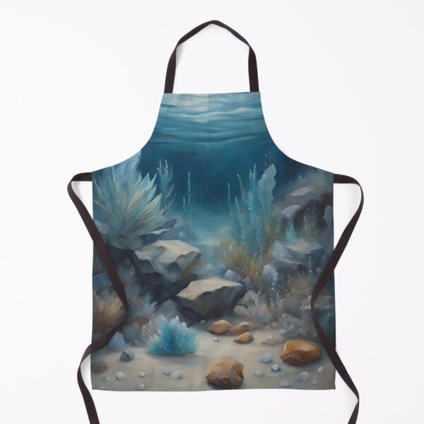 Item preview, Underwater Crystals in Blue Ocean designed and sold by CalmnessbyChoice.